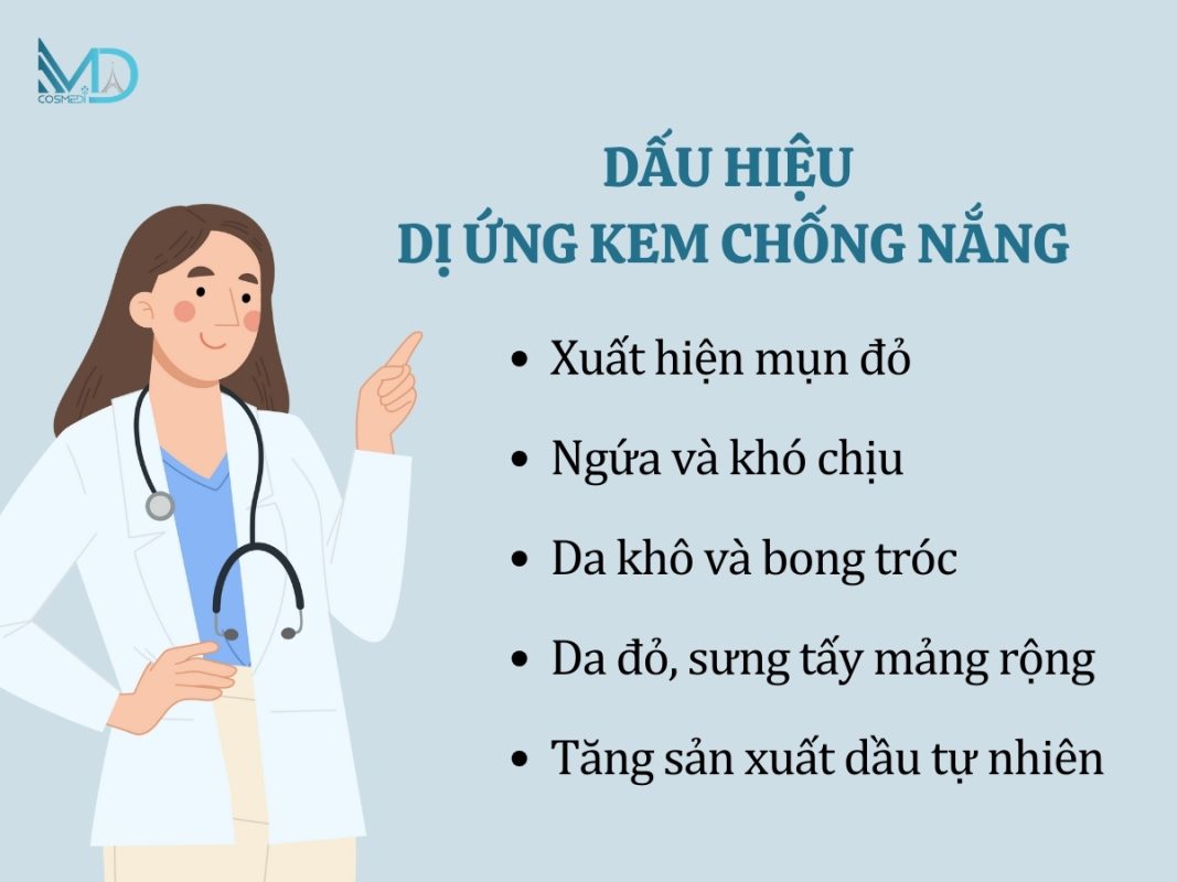 Các triệu chứng của da kích ứng