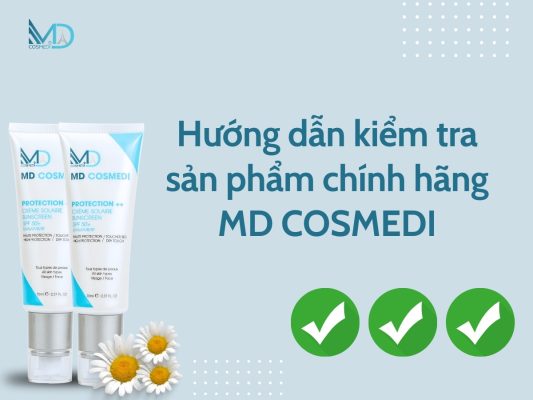 Hướng dẫn check sản phẩm MD COSMEDI chính hãng