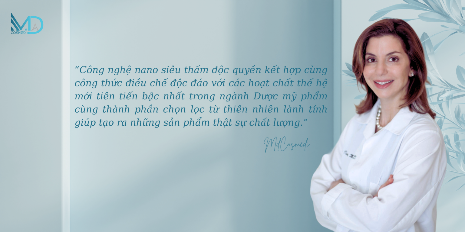 MD Cosmedi là thương hiệu dược mỹ phẩm hàng đầu từ Pháp