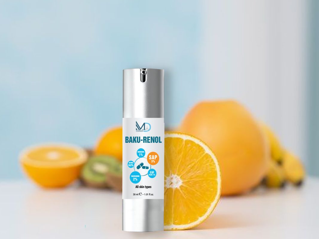 Dẫn xuất Sodium ascorbyl photphate (SAP 3%) trong Baku-renol