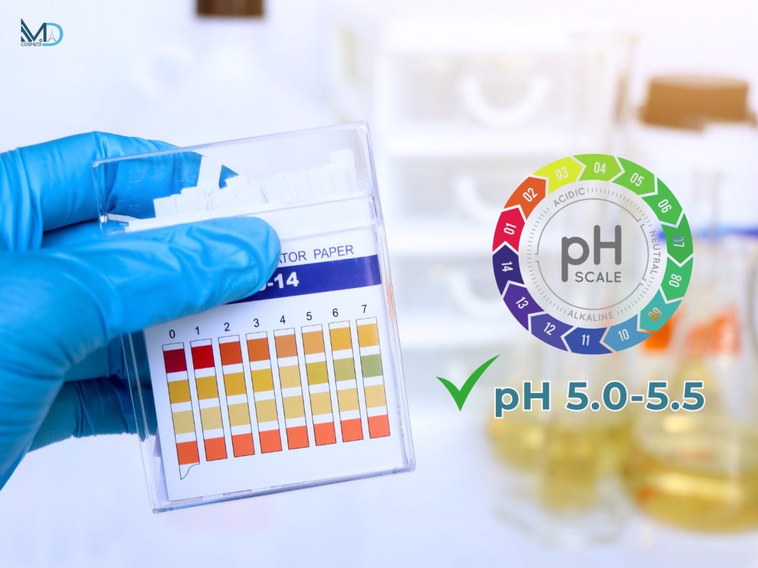 Nên sử dụng sữa rửa mặt có độ pH 5.0-5.5