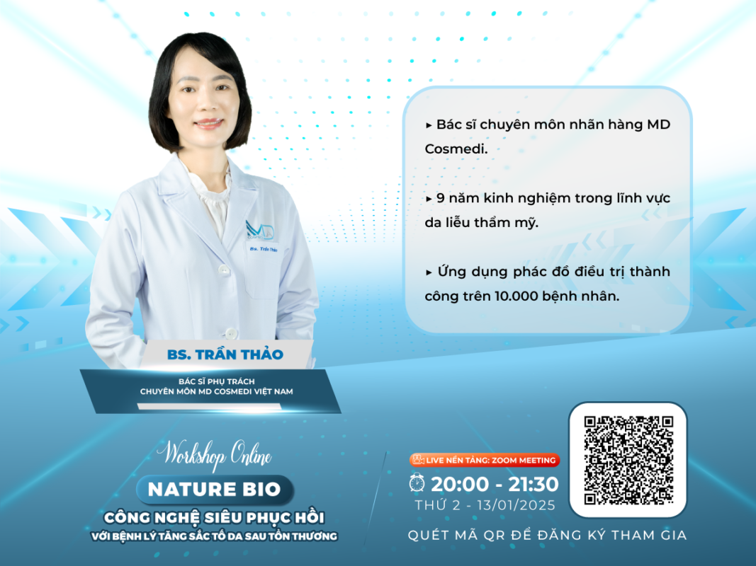 Bác sĩ da liễu Trần Thảo – Bác sĩ chuyên môn nhãn hàng