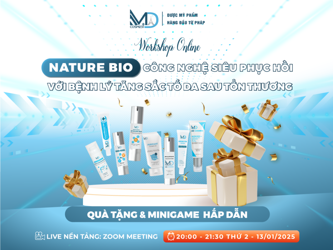 Nhiều minigame và chương trình trong workshop: NATURE BIO - CÔNG NGHỆ SIÊU PHỤC HỒI VỚI BỆNH LÝ TĂNG SẮC TỐ SAU TỔN THƯƠNG